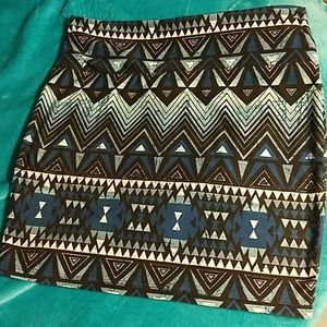 Aztec design skirt